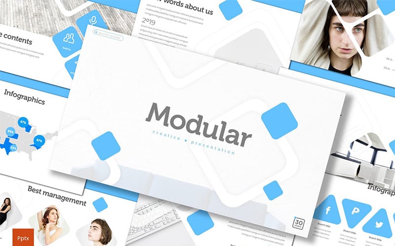 modular powerpoint template original