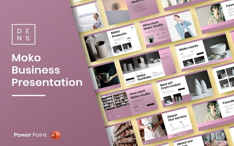 moko business powerpoint template original