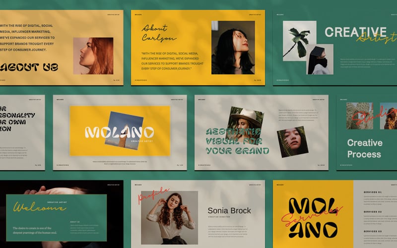 molano powerpoint template original