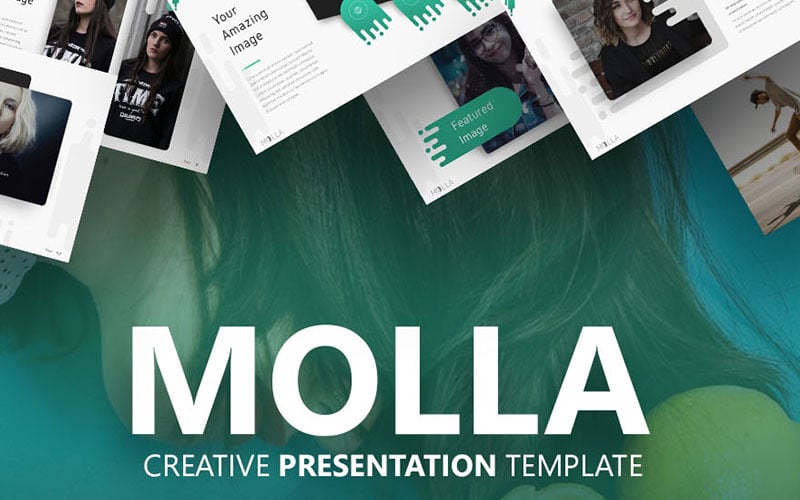 molla creative powerpoint template original
