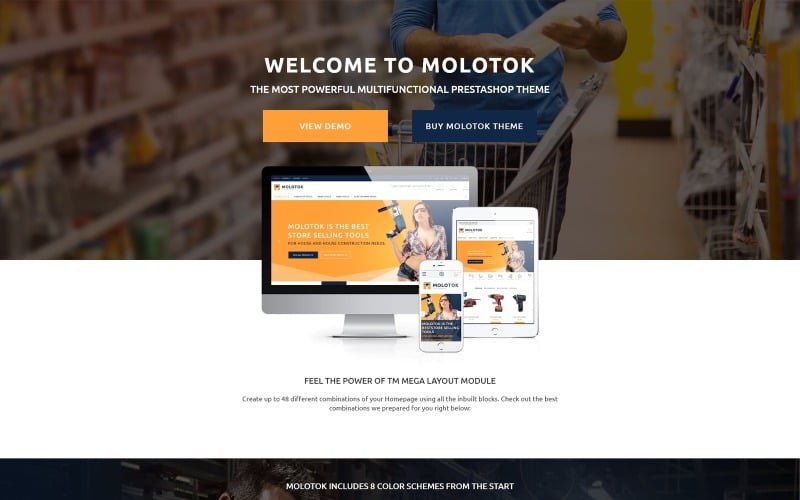 molotok hardware tools ecommerce template prestashop theme original