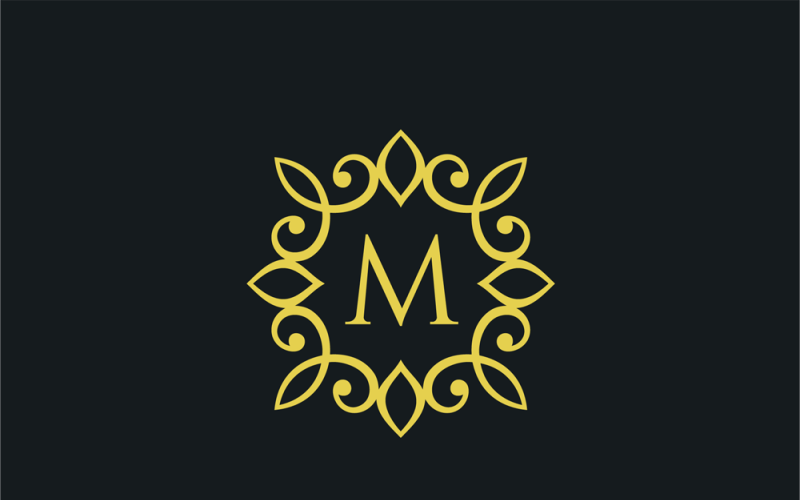 moment letter m logo template original