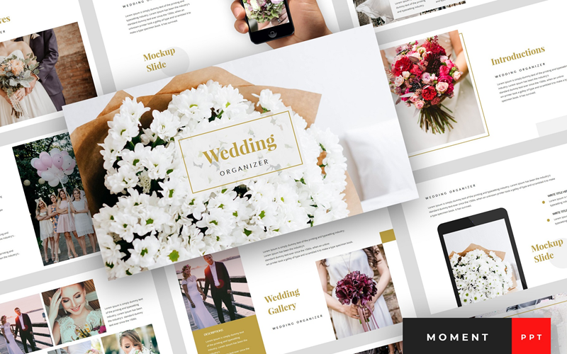 moment wedding presentation powerpoint template original