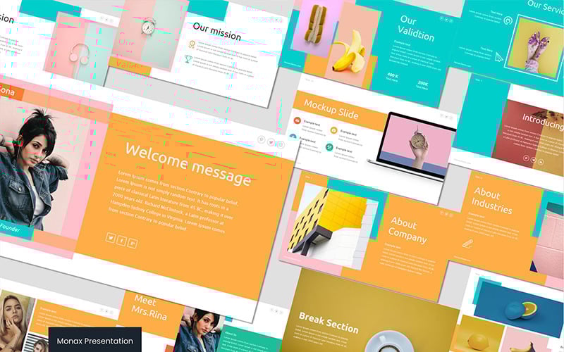 monax powerpoint template original