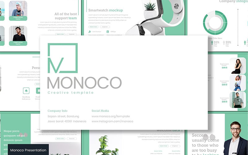 monoco powerpoint template original