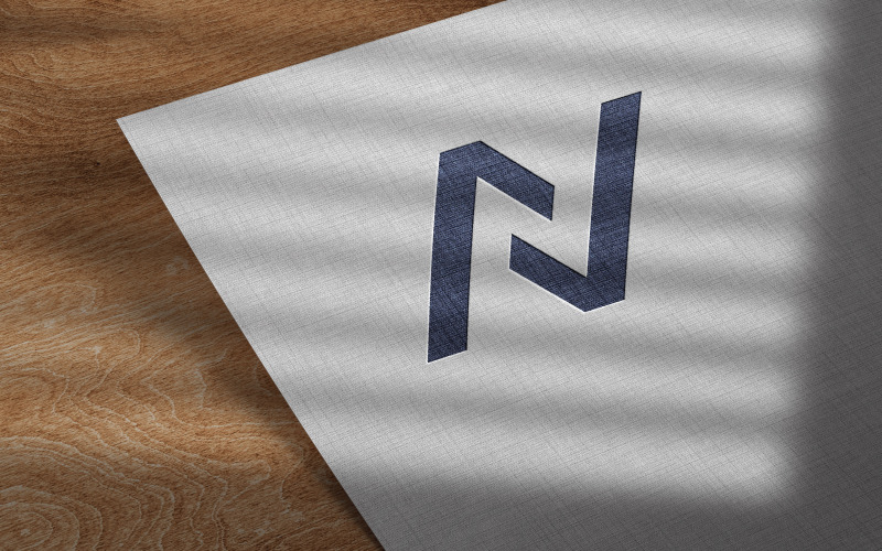 monogram n letter logo template design original