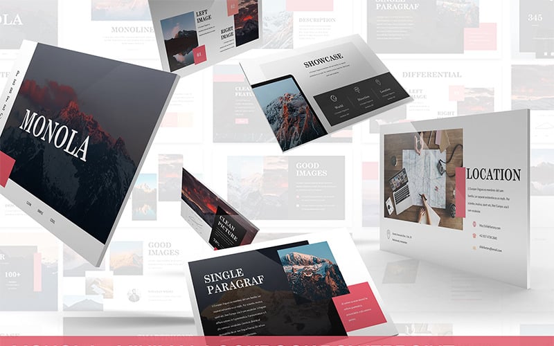 monola minimal lookbook powerpoint template original