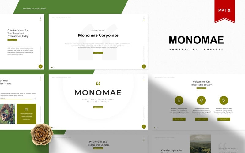 monomae powerpoint template original