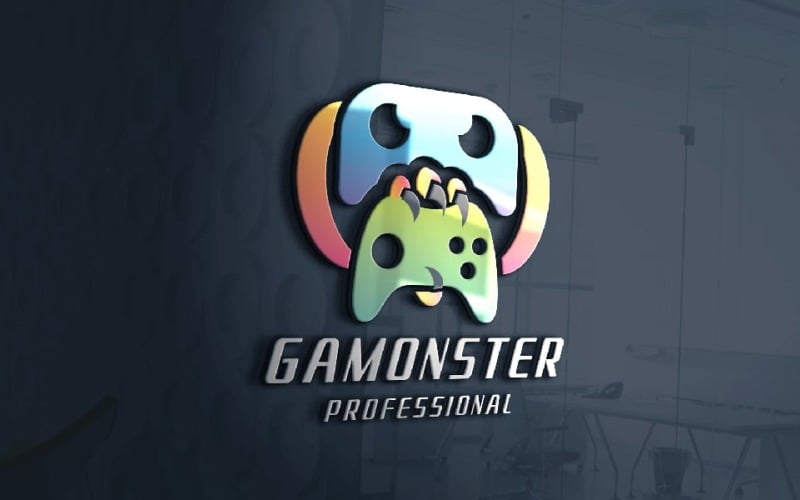 monster gamer pro esports logo original