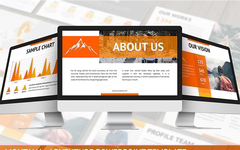 montana adventure powerpoint template original