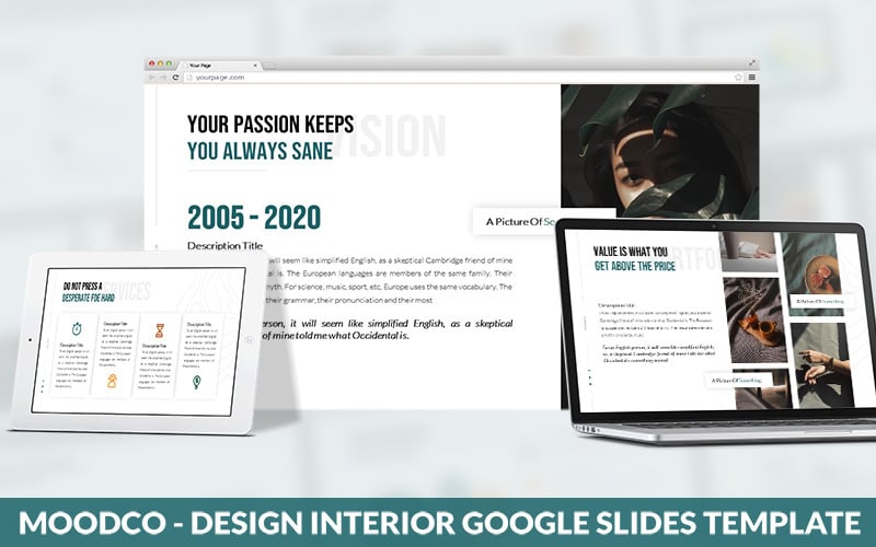moodco design interior powerpoint template original