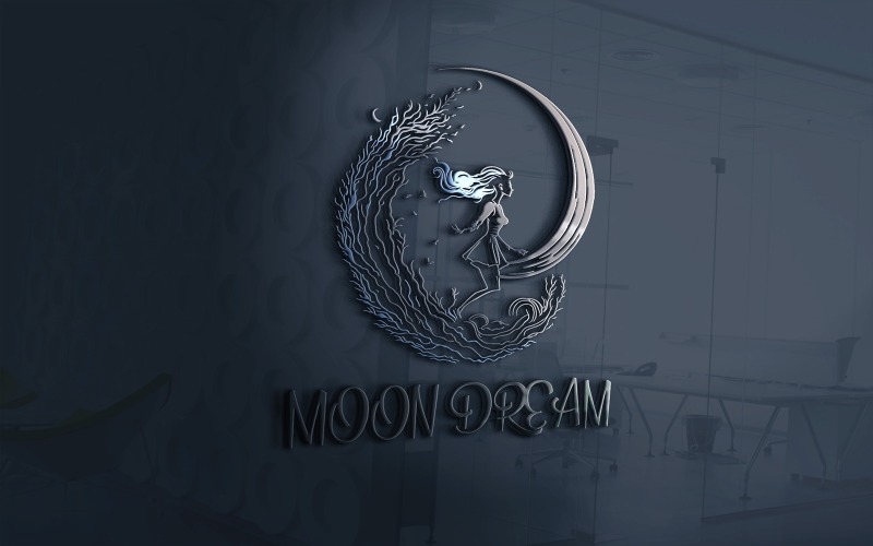 moon dream logo vector file original