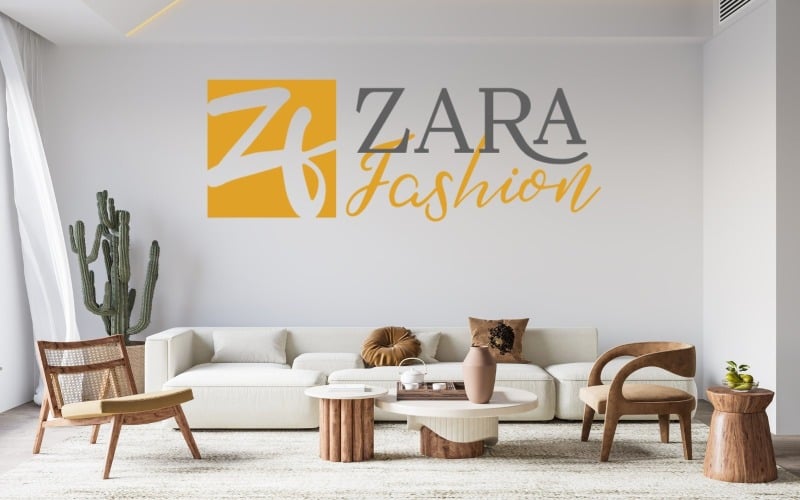 morden zara fashion logo templates original