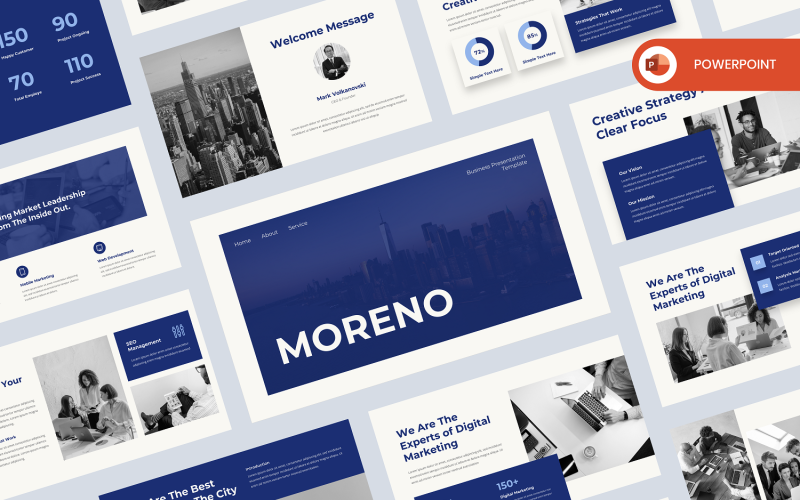 moreno business powerpoint template original