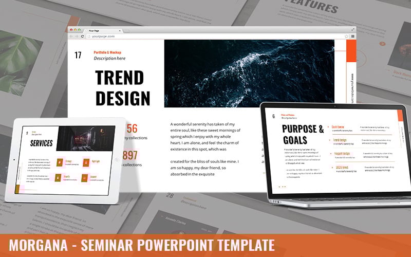 morgana seminar powerpoint template original