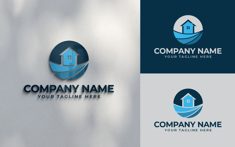 mortgage house logo design original