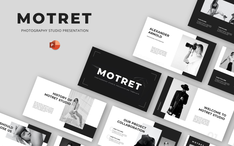 motret photography studio powerpoint template original