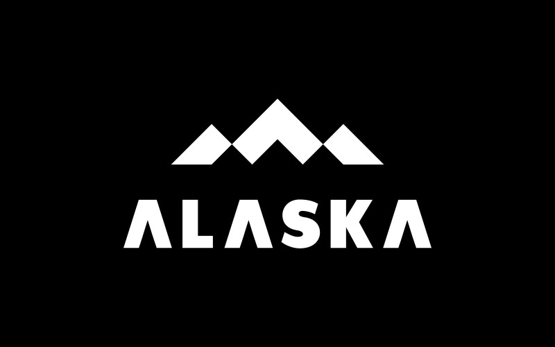 mountain adventure minimal logo original