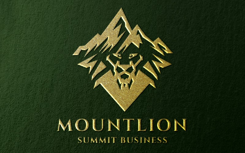 mountain lion pro branding logo original