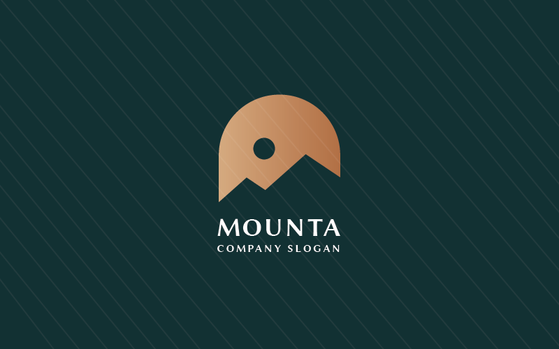 mountain logo mountains peak logo templates original