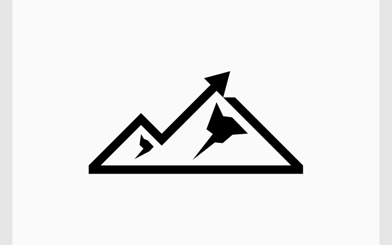 mountain marketing arrow logo original