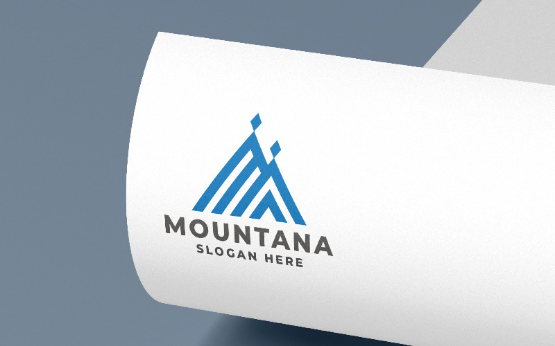 mountana letter m professional logo original