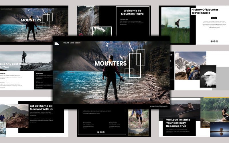 mounter creative business powerpoint template original
