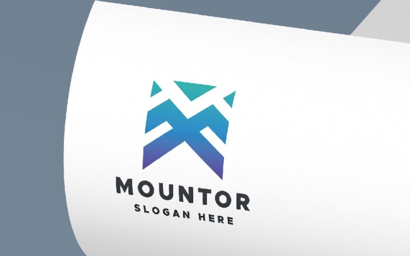 mountor letter m pro logo original