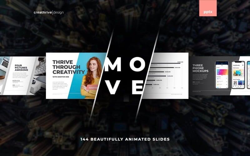 move animated powerpoint template original