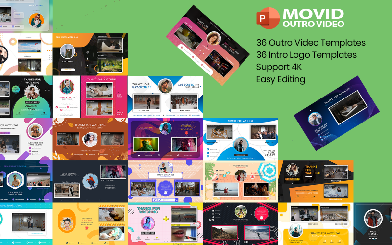 movid outro video templates original