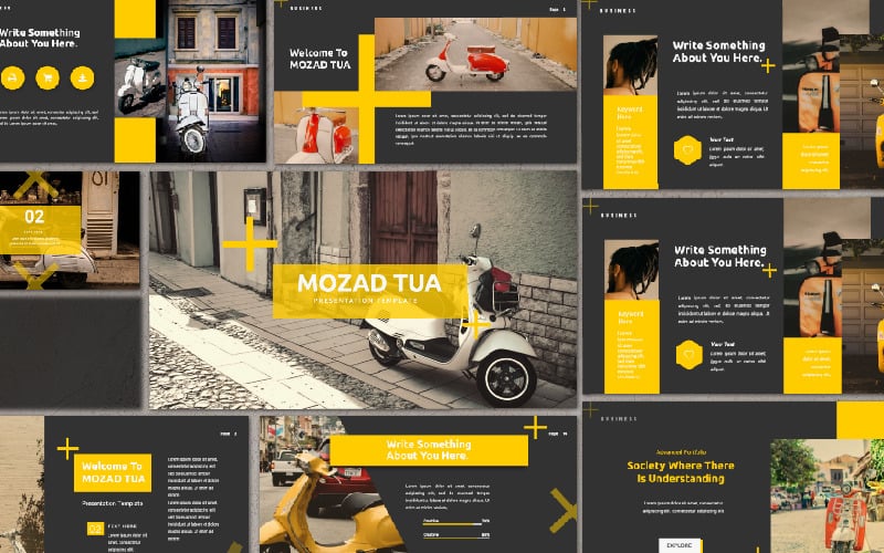 mozad tua presentation powerpoint template original