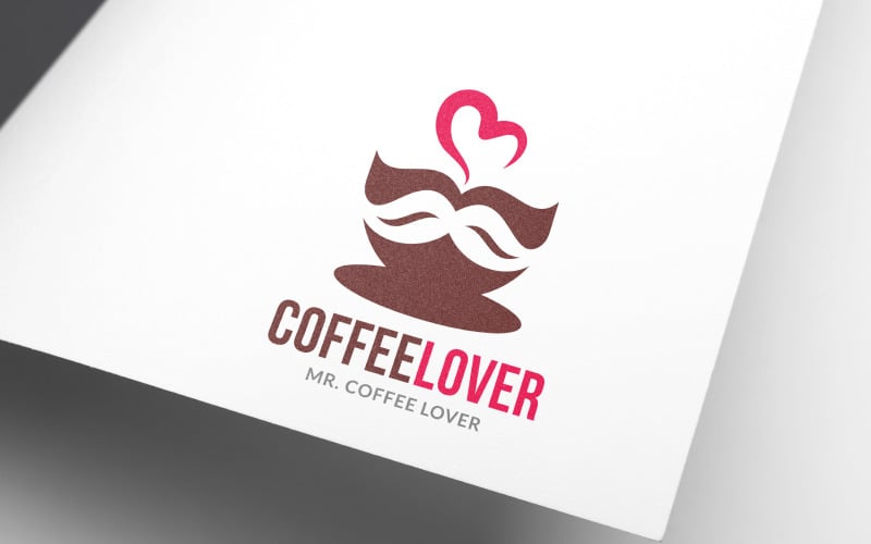 mr coffee lover logo design original