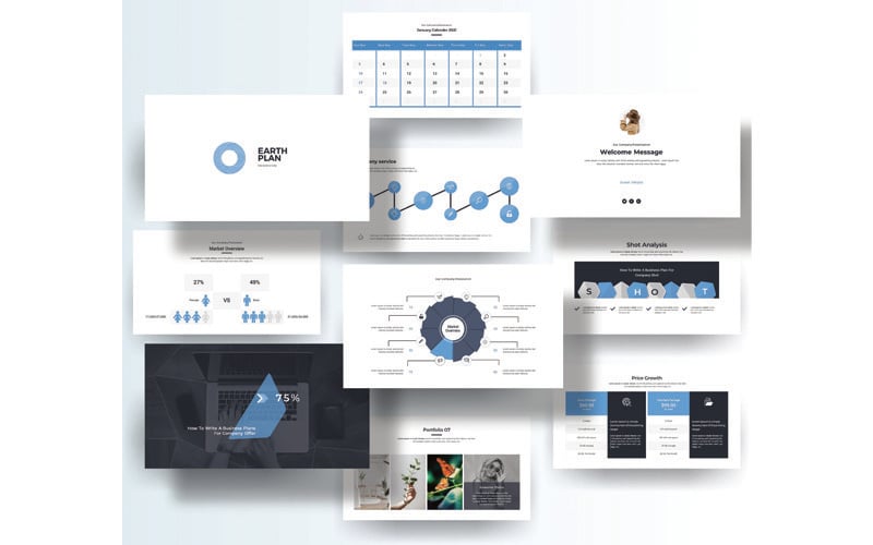 muktipurpose business plan powerpoint presentation template original