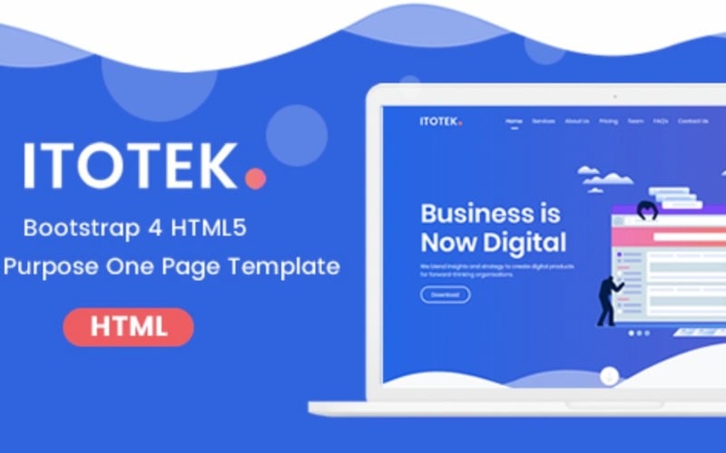 multipurpose bootstrap html landing page template original