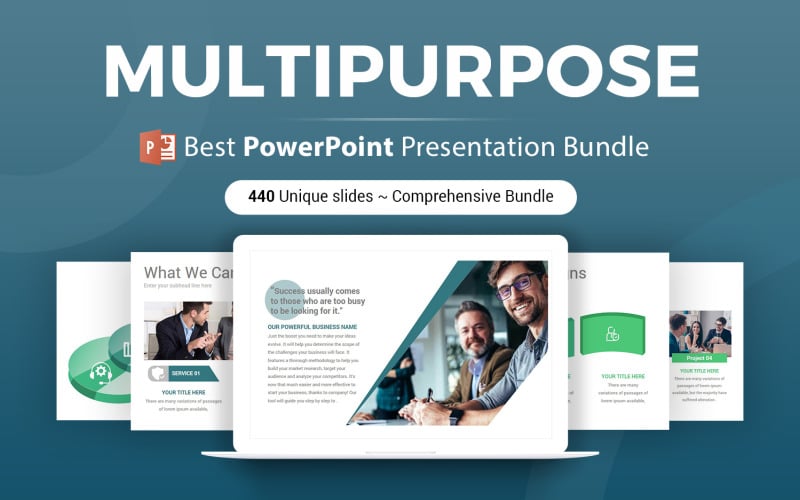 multipurpose bundle in powerpoint template original