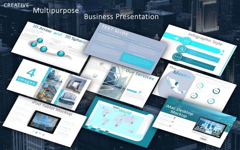 multipurpose creative business powerpoint presentation template original