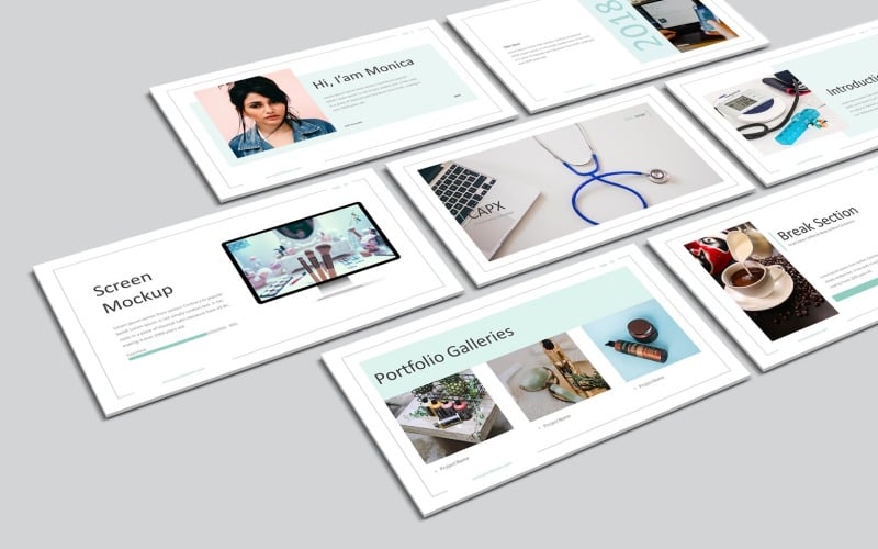 multipurpose infographic modern style powerpoint template original
