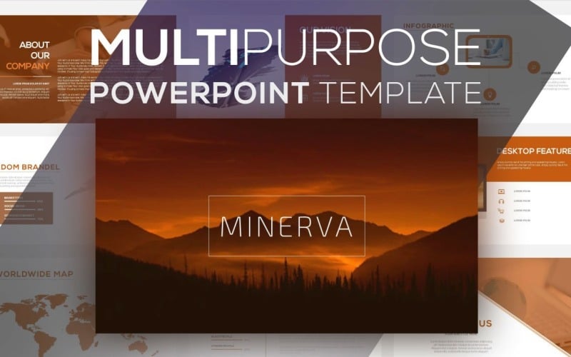 multipurpose minerva corporate clean powerpoint presentation original