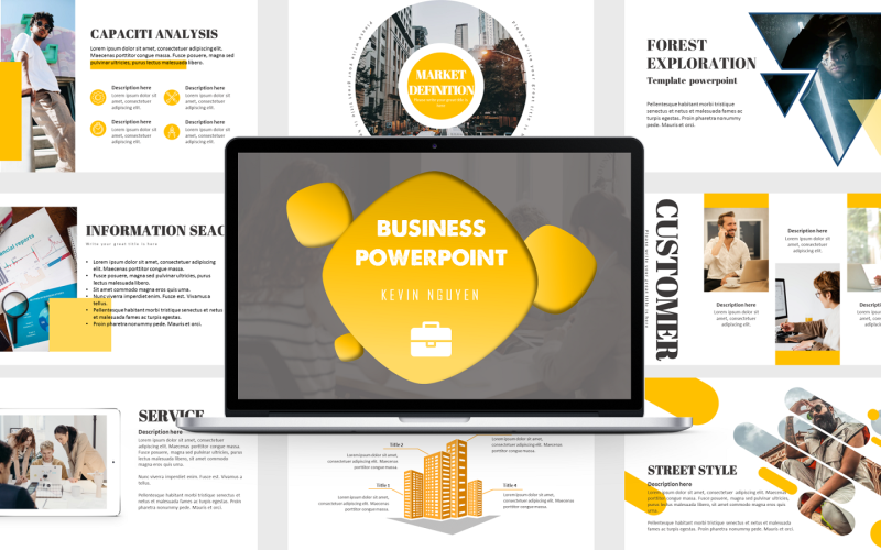 multipurpose powerpoint design presentation template new original