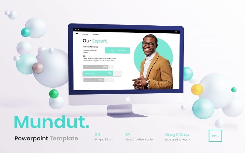 mundut business powerpoint template original