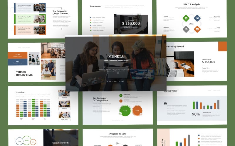 muneta startup business powerpoint template original