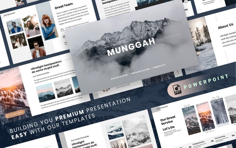 munggah outdoor presentation powerpoint template original