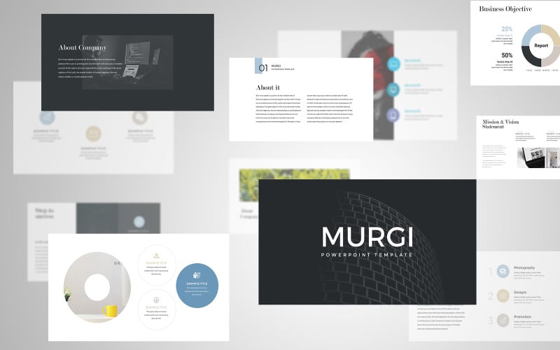 murgi modern powerpoint presentationtemplate original