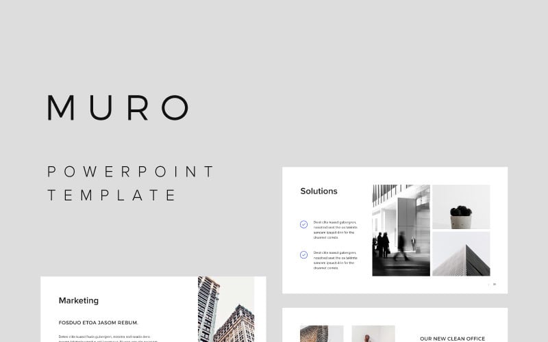 muro powerpoint template original