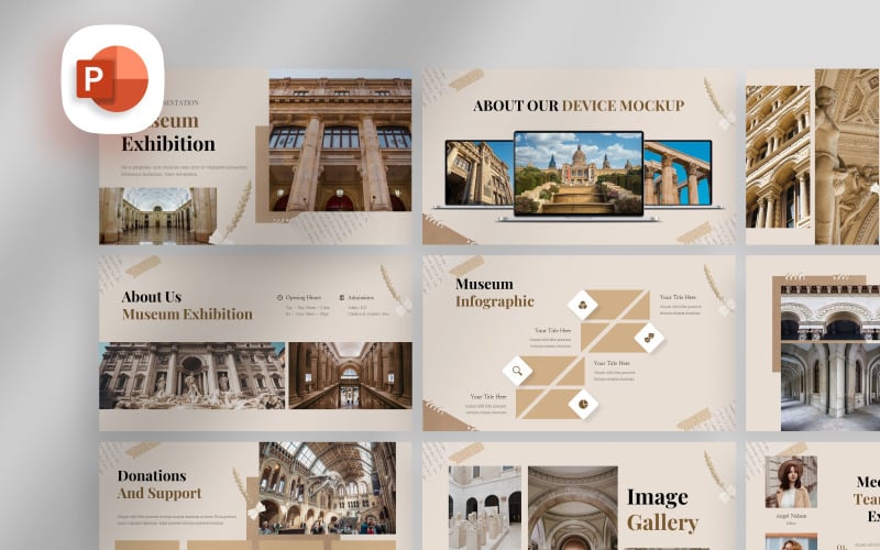 museum presentation template original