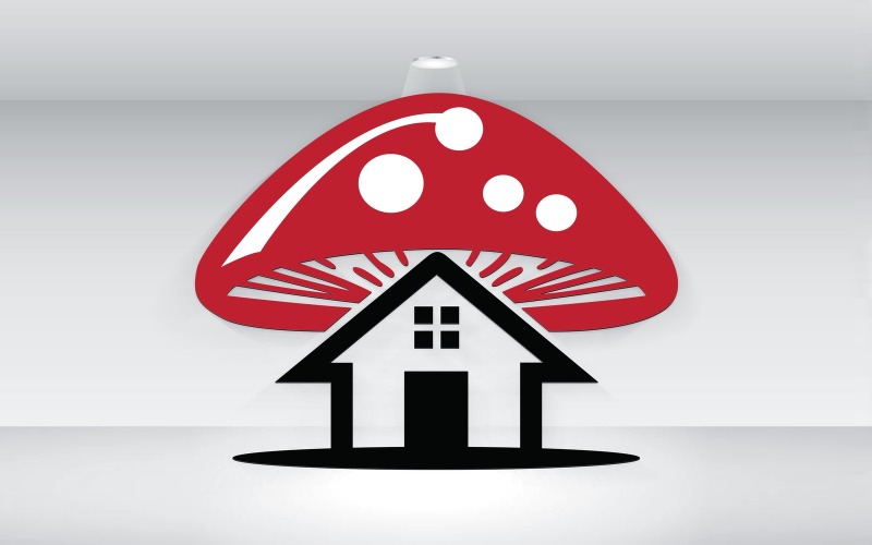 mush room real estate logo template original