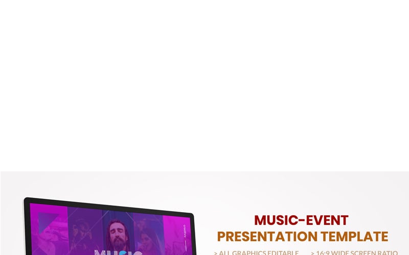 music event powerpoint template original