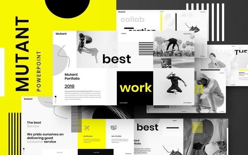 mutant busines powerpoint template original