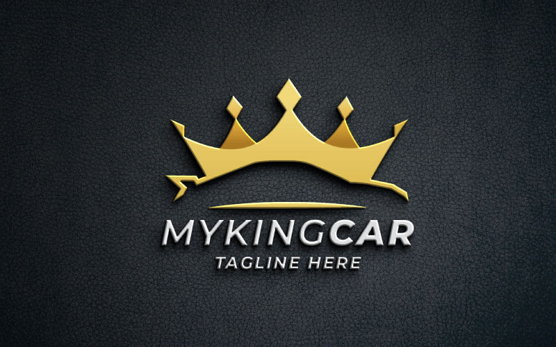 my king car logo pro template original
