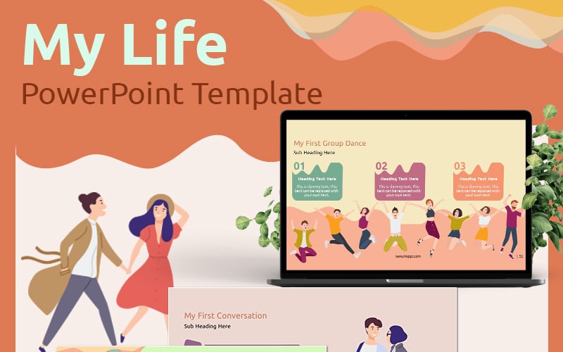 my life powerpoint template original